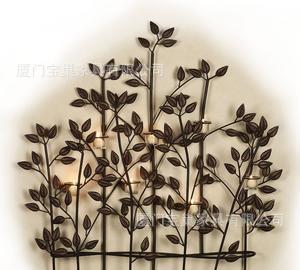 鐵藝 燭臺(tái) 壁掛燭臺(tái) 裝飾燭臺(tái) 蠟燭臺(tái) 金屬燭臺(tái) 批發(fā) 定制