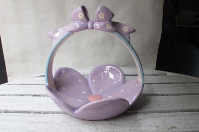 【陶瓷精致水果籃.果盤 家居裝飾擺件 商務(wù)禮品 送禮佳品批發(fā)7149】價格,廠家,圖片,陶瓷工藝品,福建省德化縣利源陶瓷-