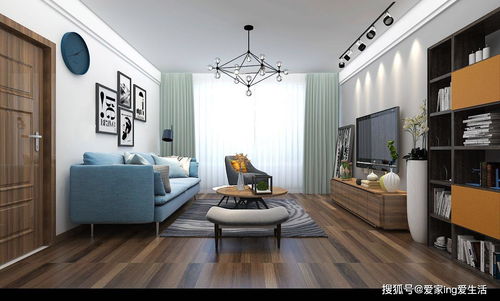 煙臺(tái)裝飾裝修 金地格林120平三居室北歐風(fēng),靜享寧?kù)o 舒緩之美