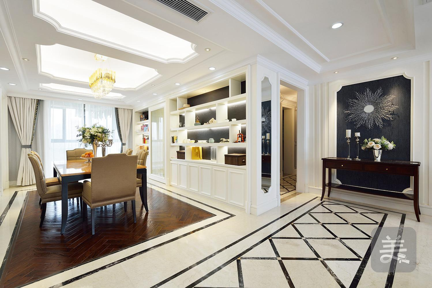 大連新房裝修-三室兩廳輕奢簡(jiǎn)約美式風(fēng)格